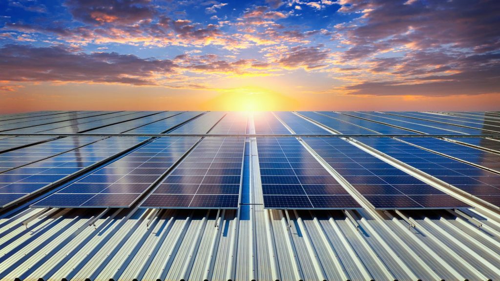 Fully covered Roof top with Solar Panels in Sri Lanka